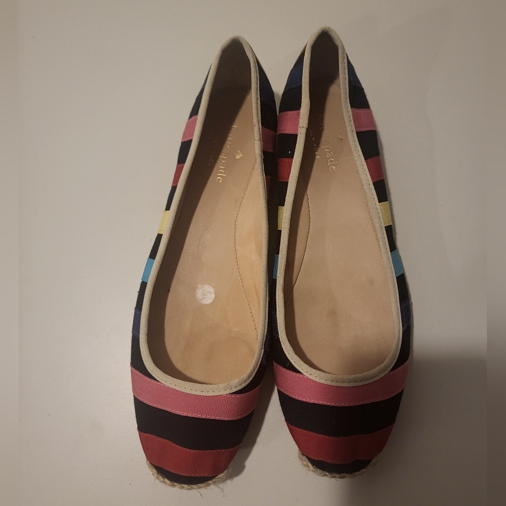Kate Spade Multicolor Striped Women's Flats
